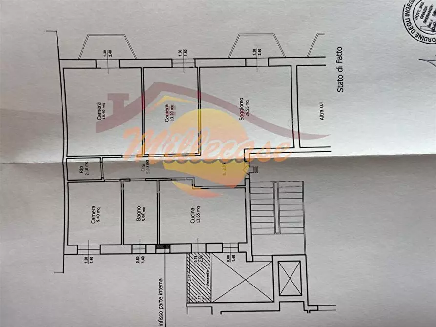 Immagine 30 di Quadrilocale in vendita  in ViaLE TUNISI a Siracusa