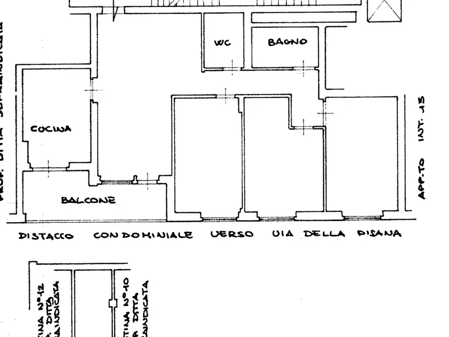 Immagine 21 di Quadrilocale in vendita  in VIA DEGLI ANTAMORO 67 a Roma