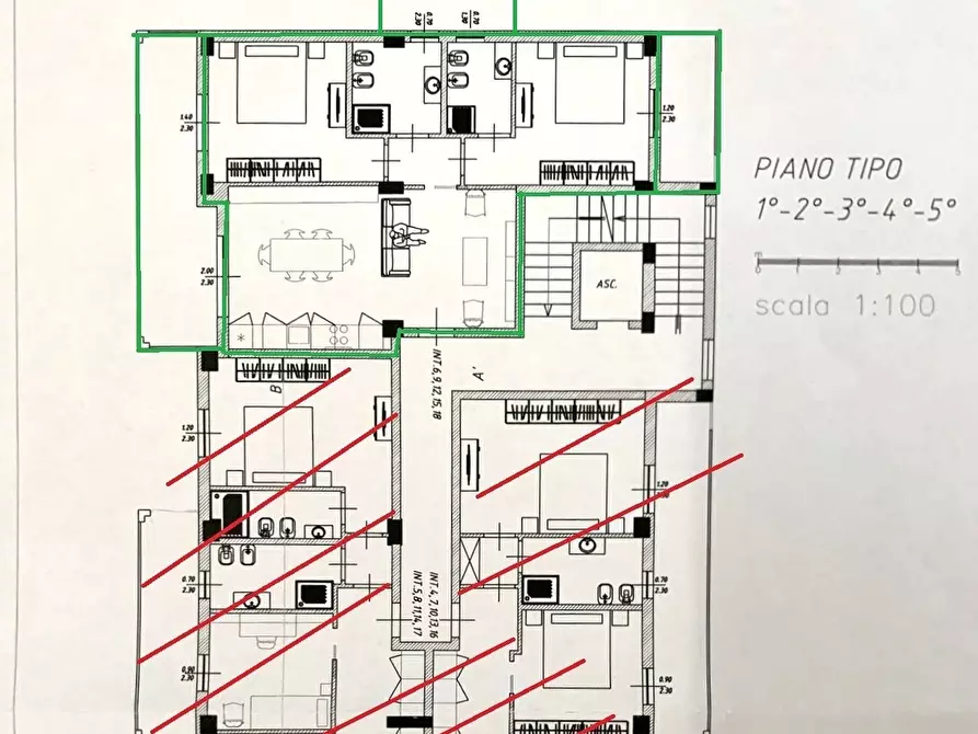 Immagine 16 di Trilocale in vendita  a San Benedetto Del Tronto