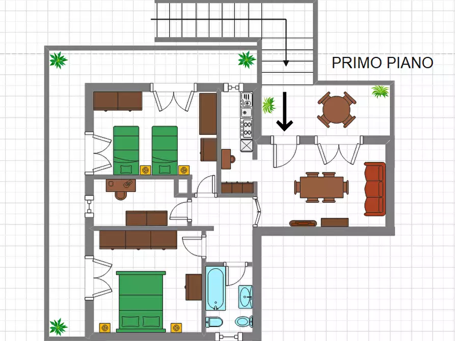 Immagine 38 di Quadrilocale in vendita  a Pineto