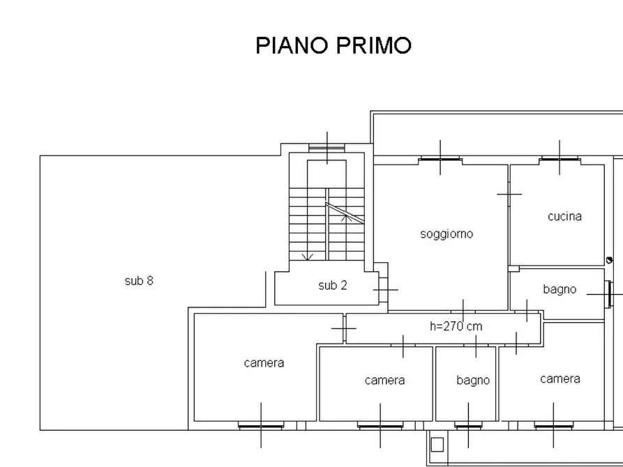 Immagine 35 di Quadrilocale in vendita  in Via Leopardi snc a Romentino