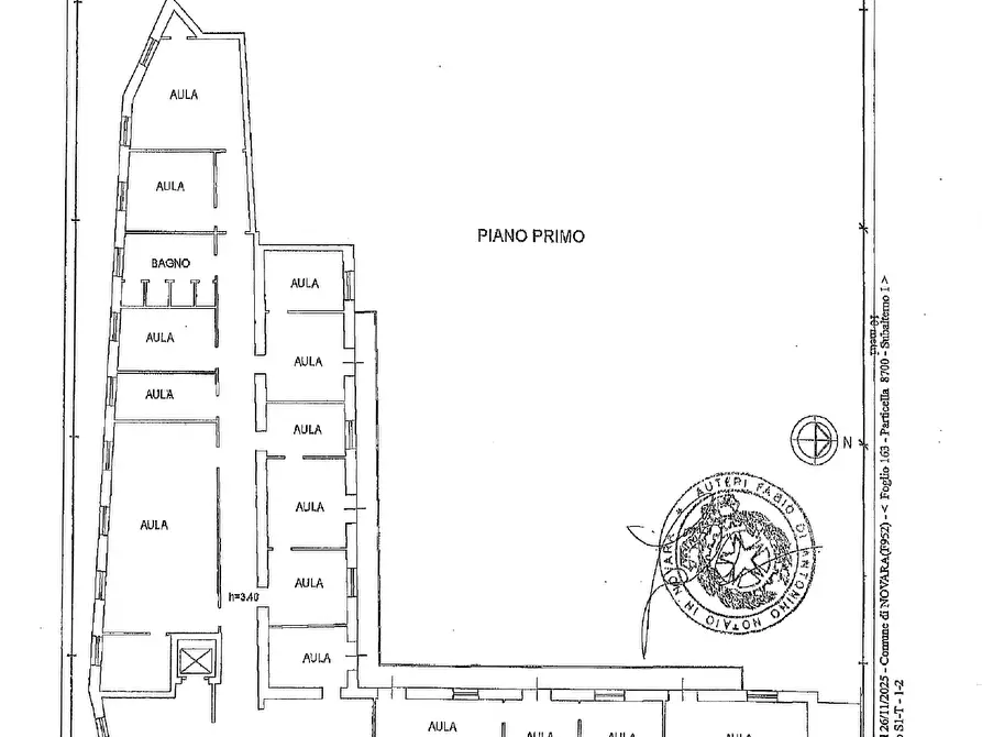 Immagine 46 di Palazzo in vendita  in Via San Gaudenzio 11 a Novara
