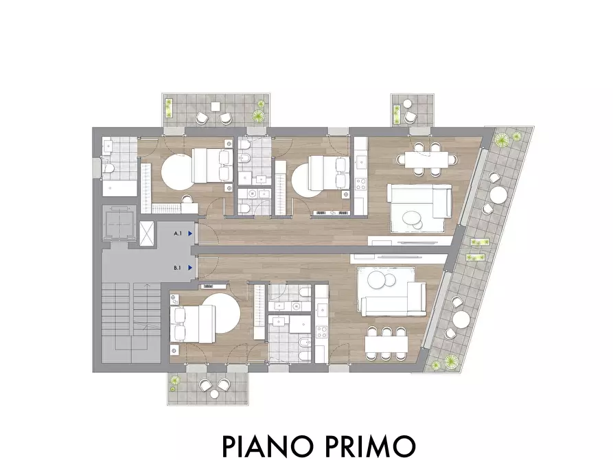 Immagine 19 di Trilocale in vendita  in Via Vesco 39 a San Remo