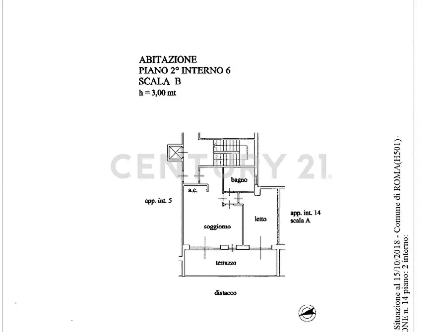 Immagine 37 di Bilocale in affitto  in Via Tomba di Nerone 14 a Roma