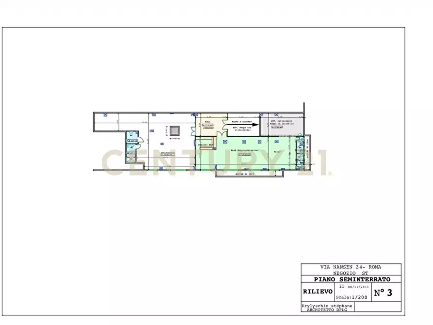 Immagine 26 di Locale commerciale in vendita  in Via Federico Nansen 24 a Roma