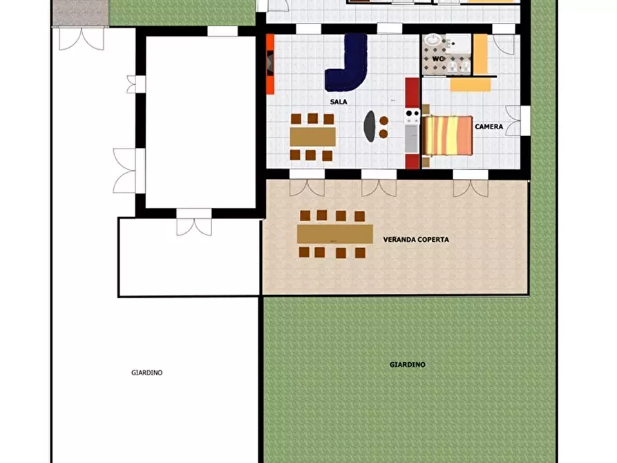 Immagine 1 di Quadrilocale in vendita  in VIA LOMBARDIA 86 a Nettuno