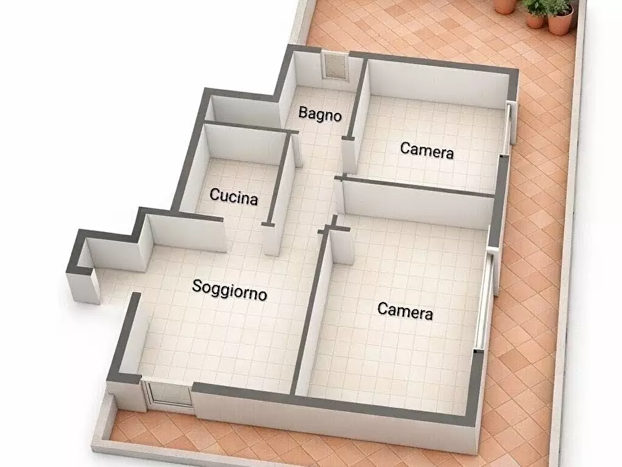 Immagine 28 di Trilocale in vendita  in Via Etna 10/d a Aprilia