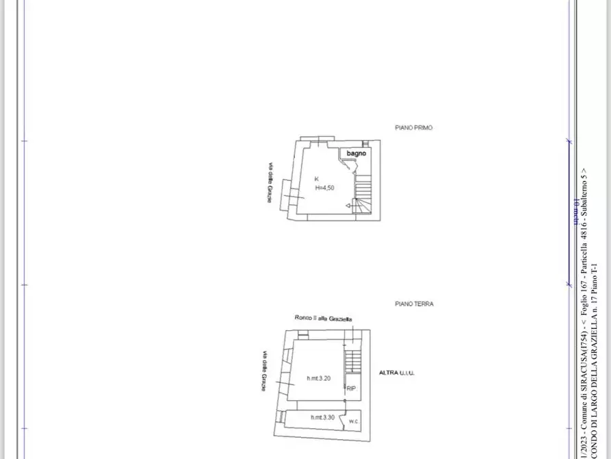 Immagine 27 di Trilocale in vendita  in Via delle Grazie 14 a Siracusa