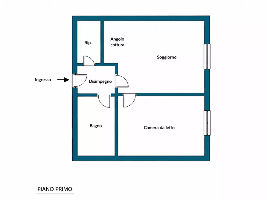 Immagine 15 di Bilocale in vendita  in Sobborgo Eugenio Valzania a Cesena