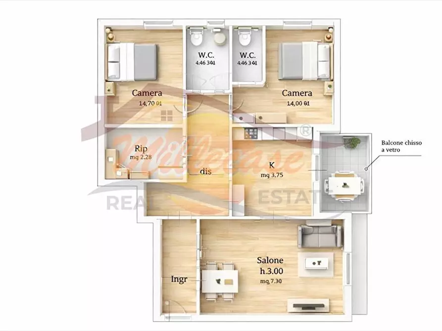 Immagine 19 di Appartamento in vendita  in Via Mattia Preti a Siracusa