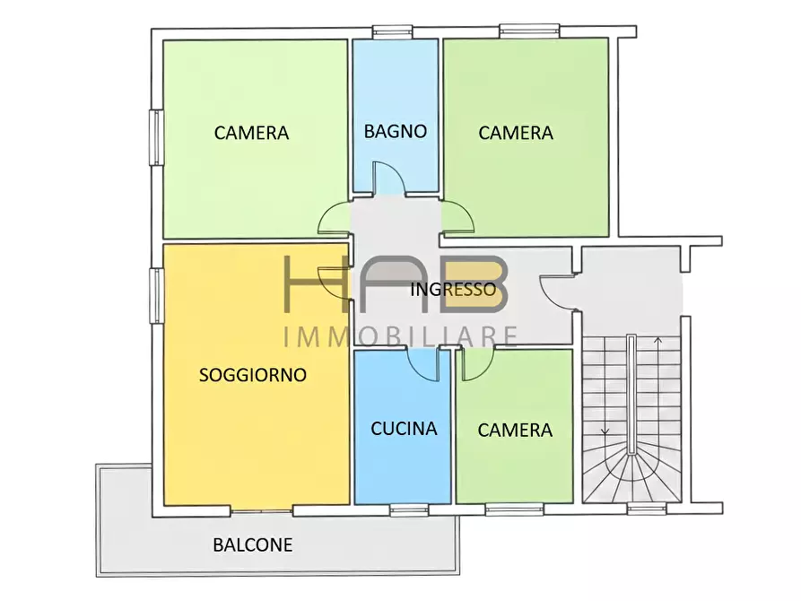 Immagine 2 di Appartamento in vendita  in Via Lando Landucci a Padova