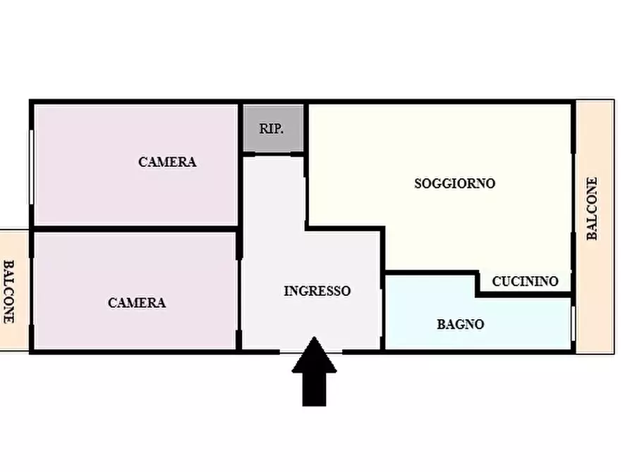 Immagine 45 di Trilocale in vendita  in Via Bologna 93 a Torino
