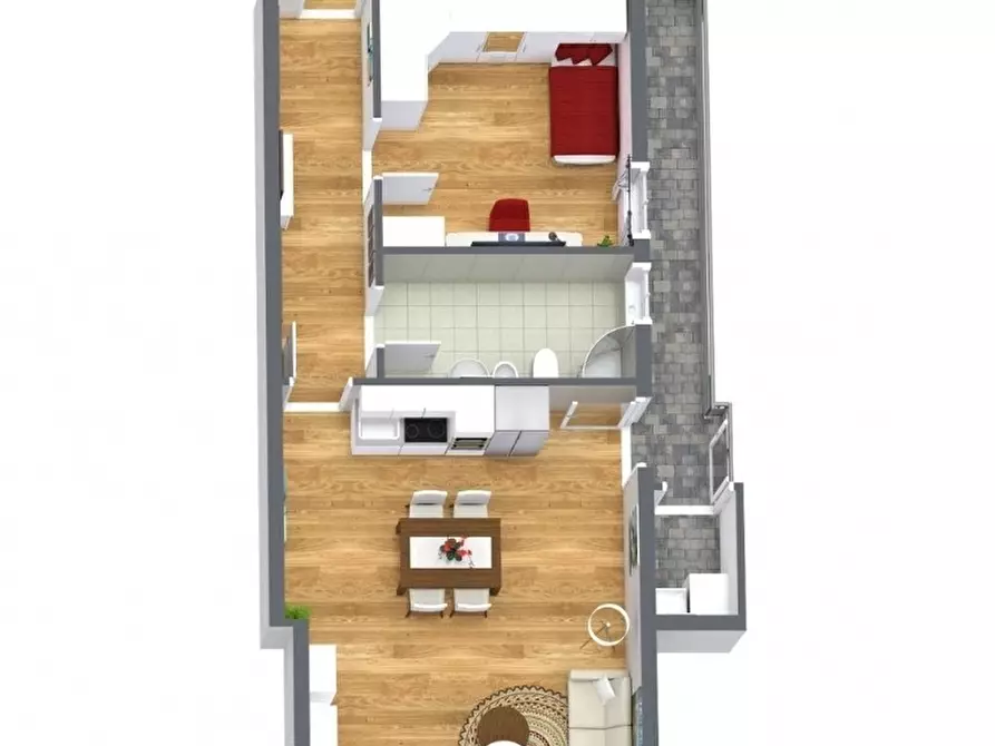 Immagine 4 di Trilocale in vendita  in Via Fratelli Mazzaglia 5 a Catania