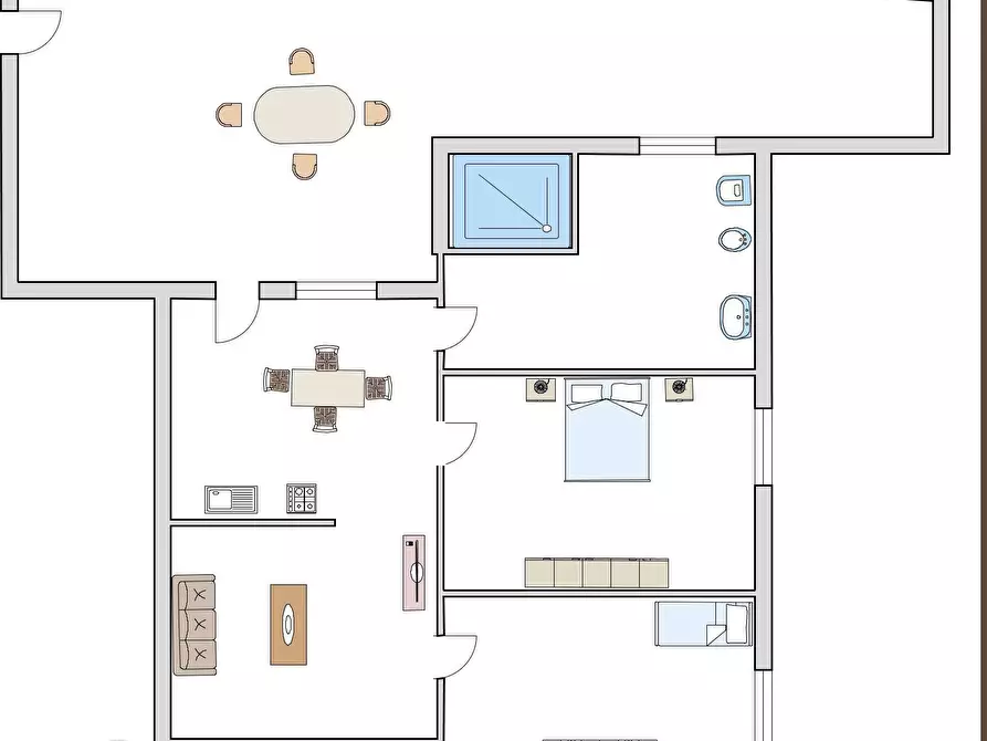 Immagine 20 di Trilocale in vendita  in via Fratelli Bandiera 18 a Tortoreto