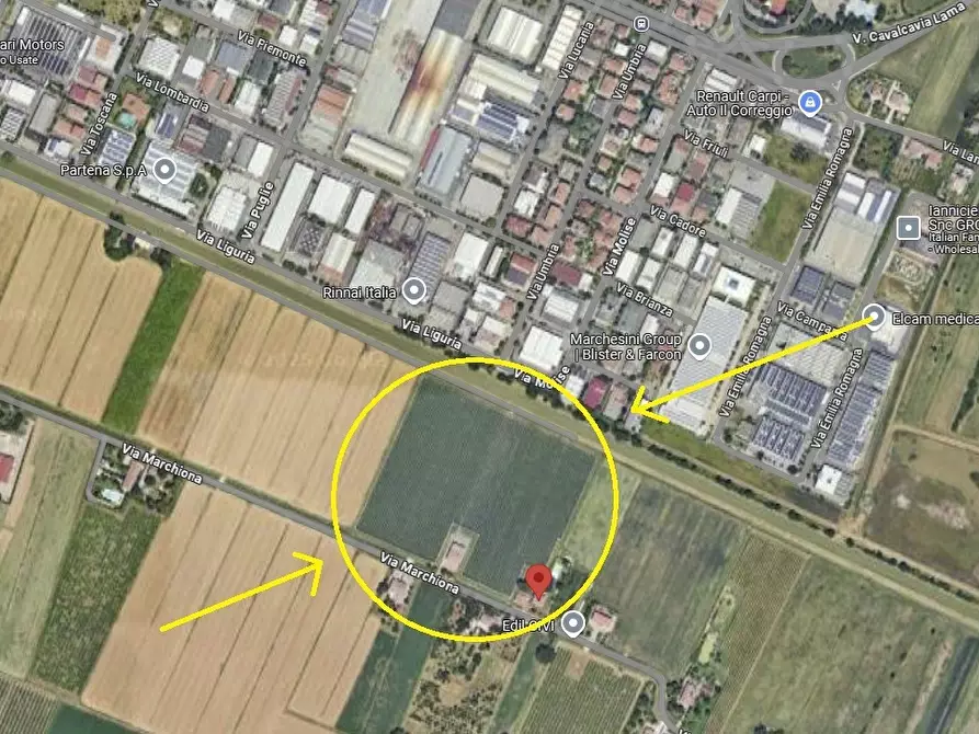 Immagine 4 di Terreno agricolo in vendita  in via marchiona a Modena