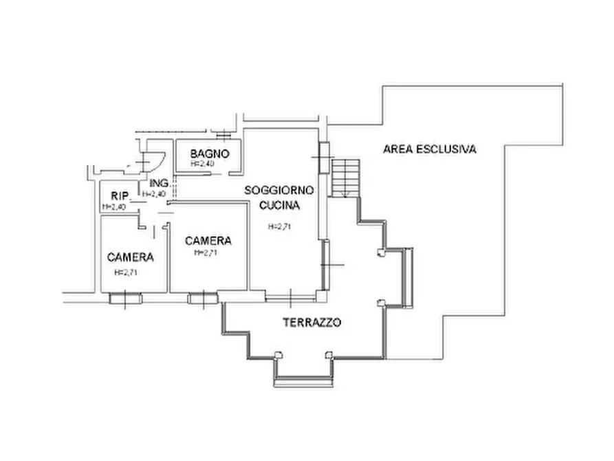 Immagine 2 di Trilocale in vendita  in Via Giovanni Goria 3 a Parma