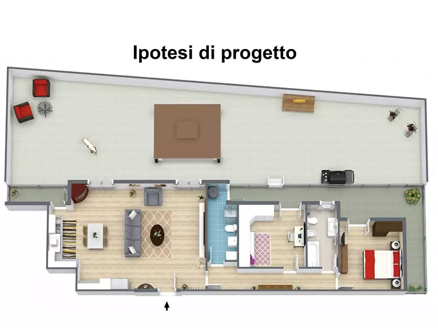 Immagine 3 di Appartamento in vendita  a Misterbianco