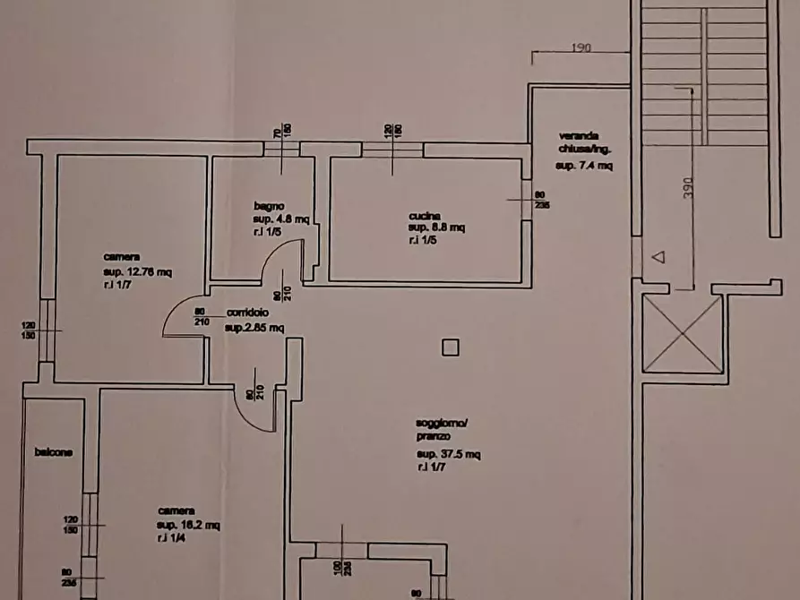 Immagine 24 di Trilocale in vendita  in Via Dogali 61 a Modena