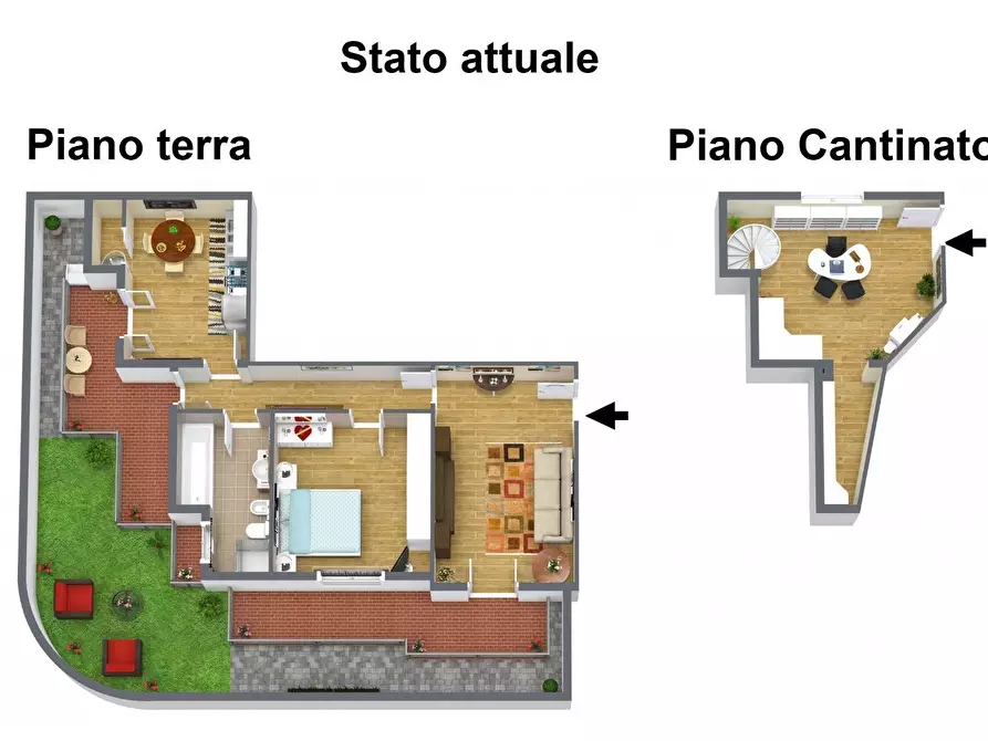 Immagine 2 di Bilocale in vendita  a Tremestieri Etneo