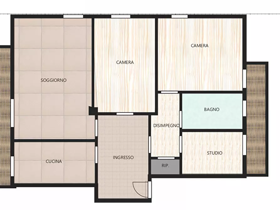 Immagine 26 di Quadrilocale in vendita  a Modena