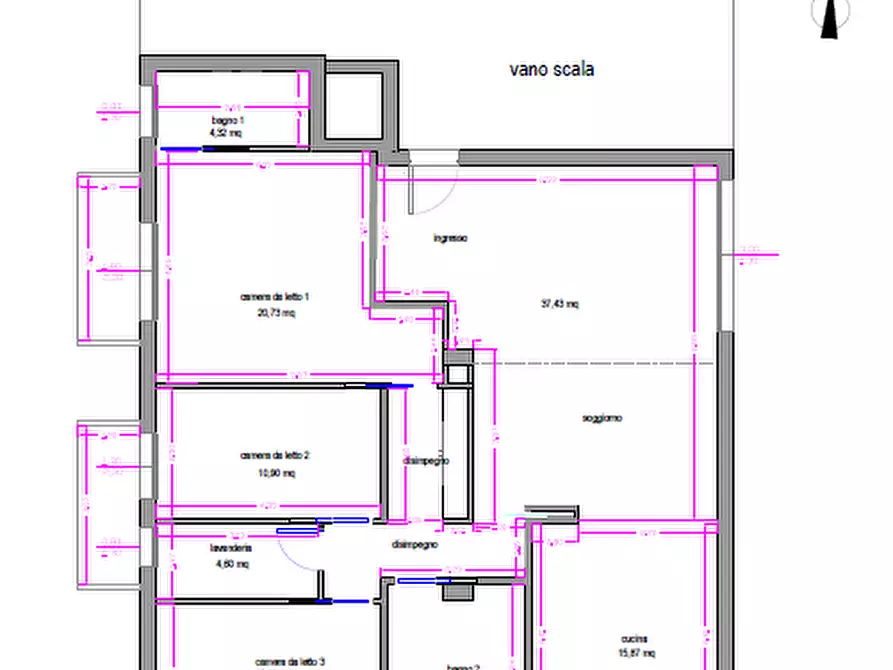 Immagine 30 di Quadrilocale in vendita  in Via Morselli 63 a Gela