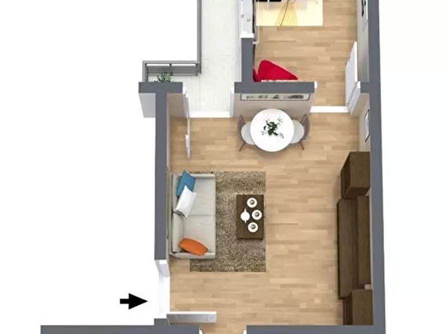 Immagine 2 di Bilocale in vendita  a Catania