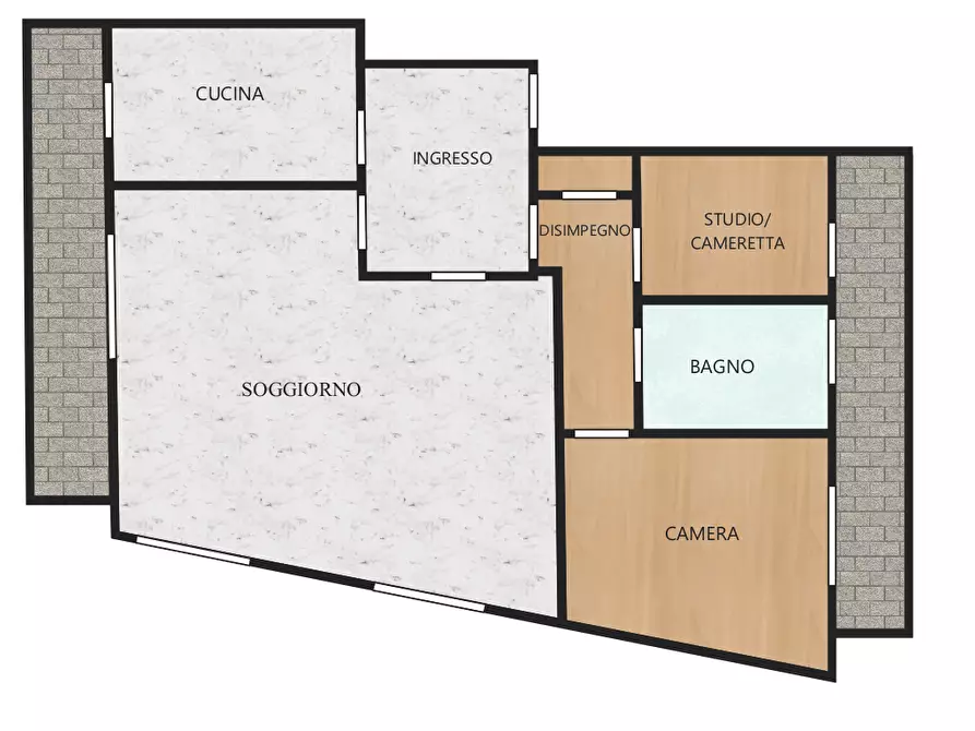 Immagine 24 di Trilocale in vendita  a Modena