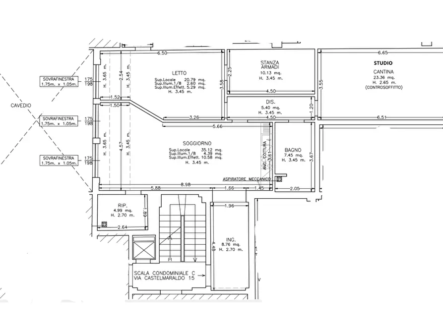 Immagine 25 di Bilocale in vendita  in via castelmaraldo 15 a Modena