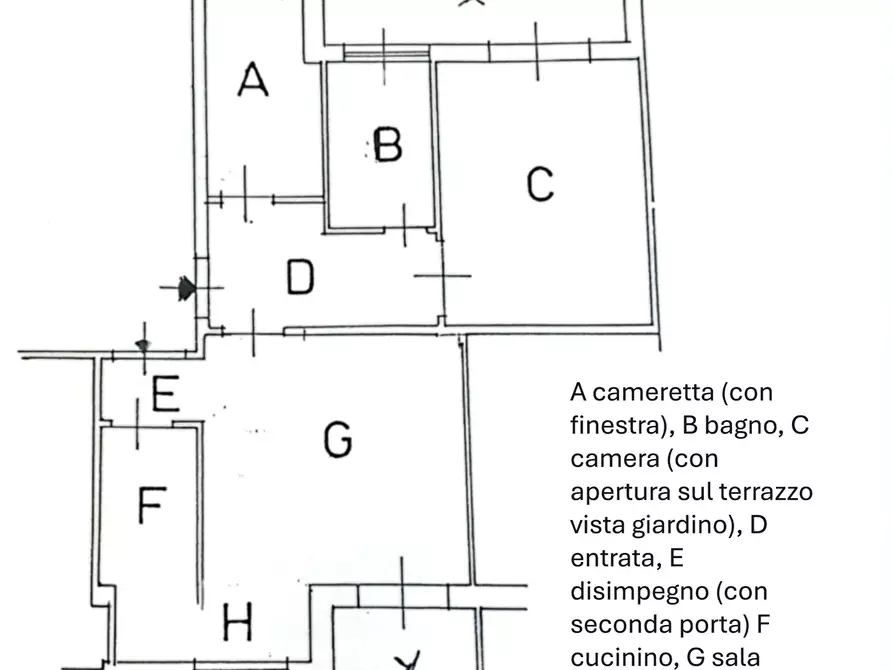 Immagine 28 di Trilocale in vendita  in Strada Privata Vallarino 6 a San Remo