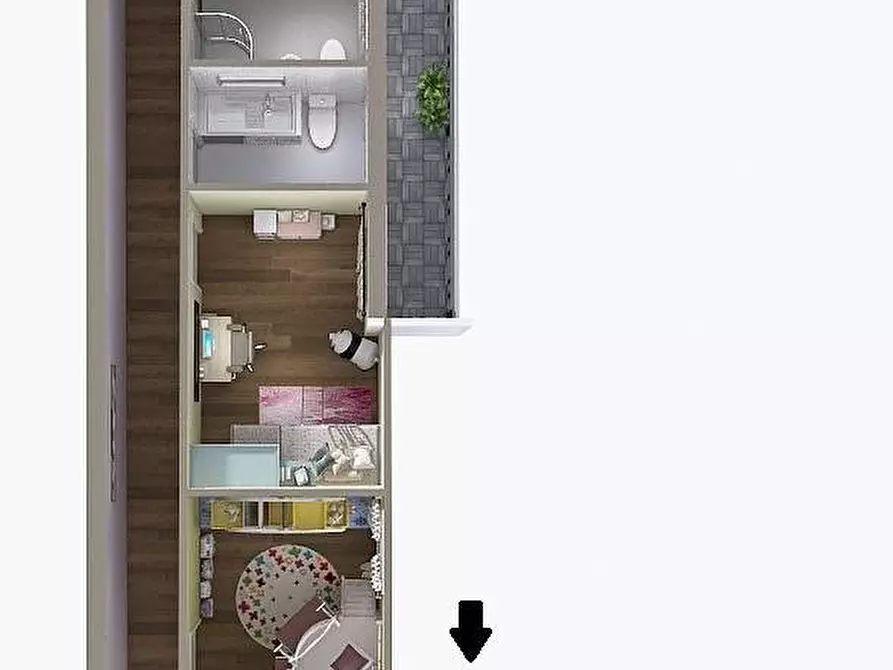 Immagine 2 di Appartamento in vendita  in Via Rosina Anselmi 38 a Misterbianco