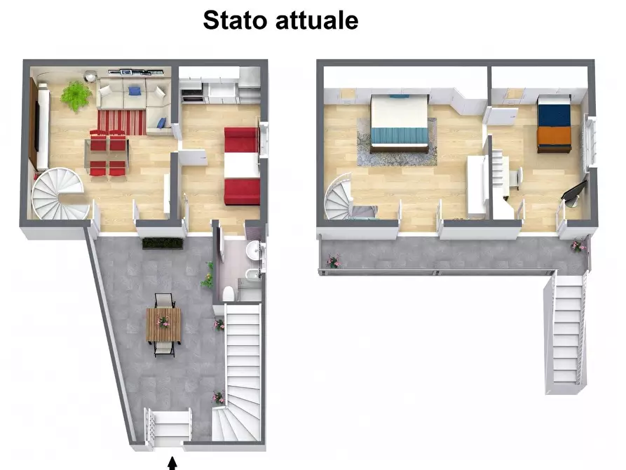 Immagine 2 di Casa indipendente in vendita  a Mascali