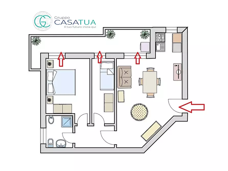 Immagine 16 di Trilocale in vendita  a Tortoreto