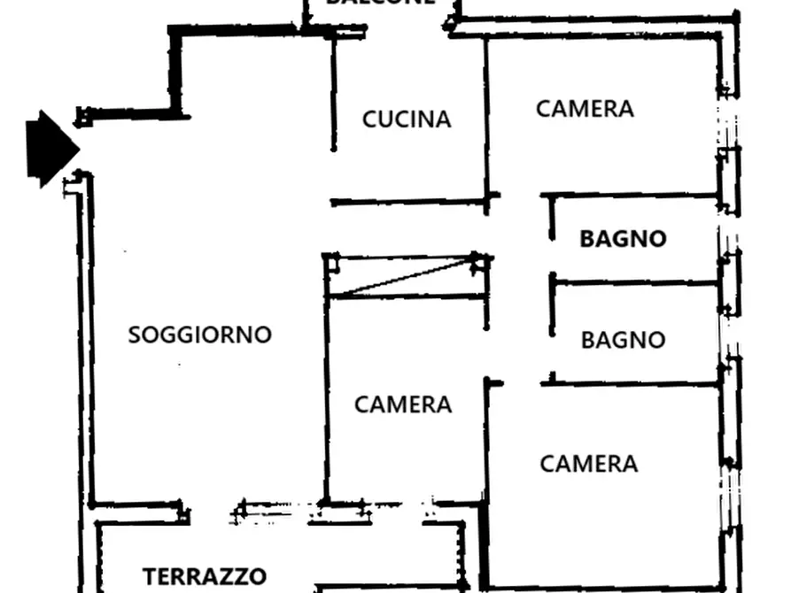 Immagine 21 di Quadrilocale in vendita  in Via Giuditta Sidoli 9600 a Parma
