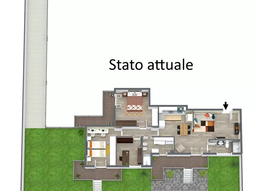 Immagine 42 di Quadrilocale in vendita  in Via Attanasio Natale 25 a Catania