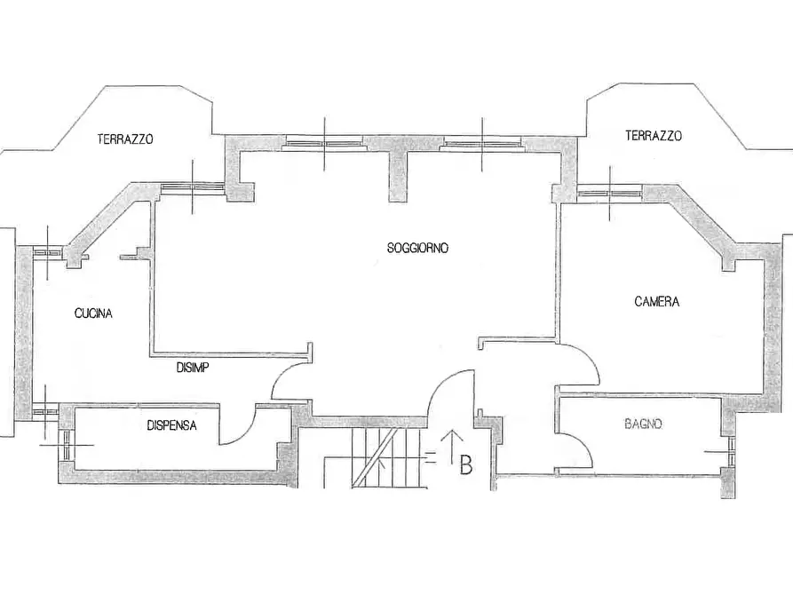 Immagine 14 di Pentalocale in vendita  in Via Regina Margherita 17 a Bordighera