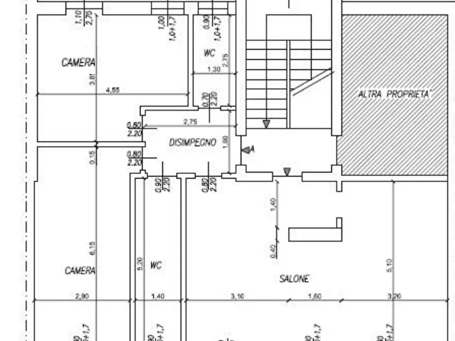 Immagine 20 di Quadrilocale in affitto  in Via Salbertrand 57 a Torino