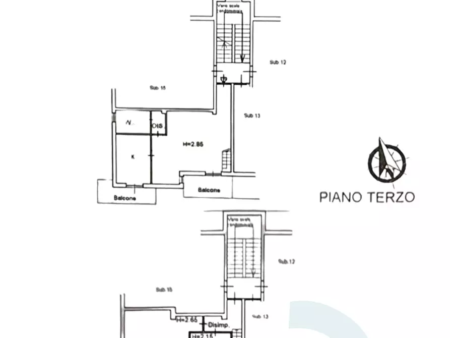 Immagine 23 di Quadrilocale in vendita  a Sarzana