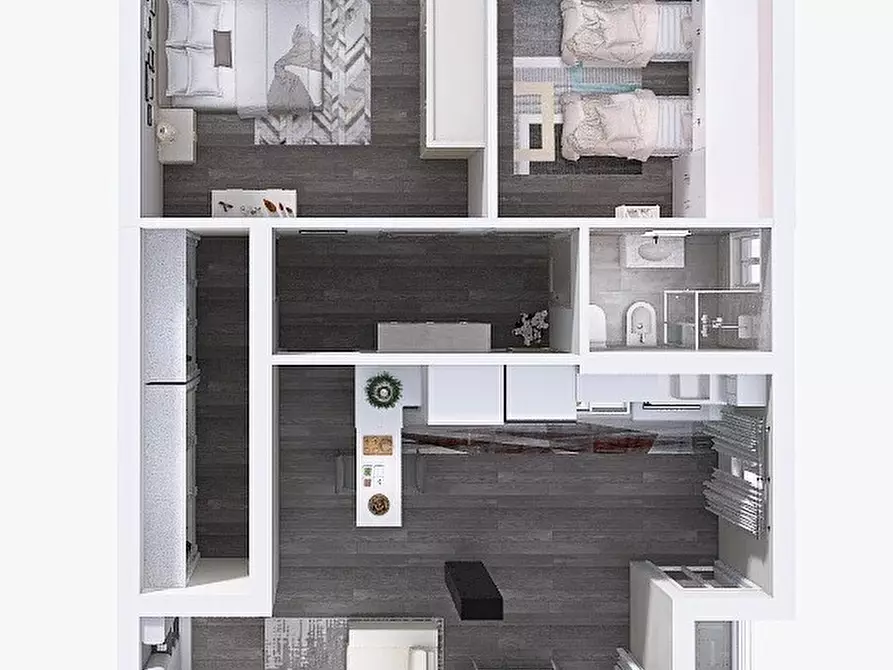 Immagine 2 di Trilocale in vendita  in Via Largo Calabria a Catania