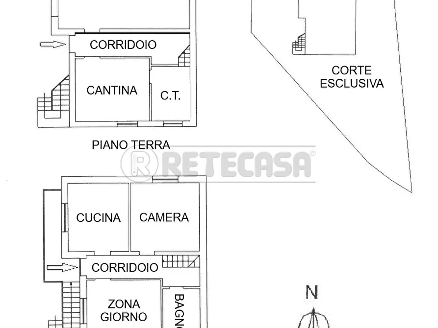 Immagine 14 di Villetta a schiera in vendita  a San Giovanni Ilarione