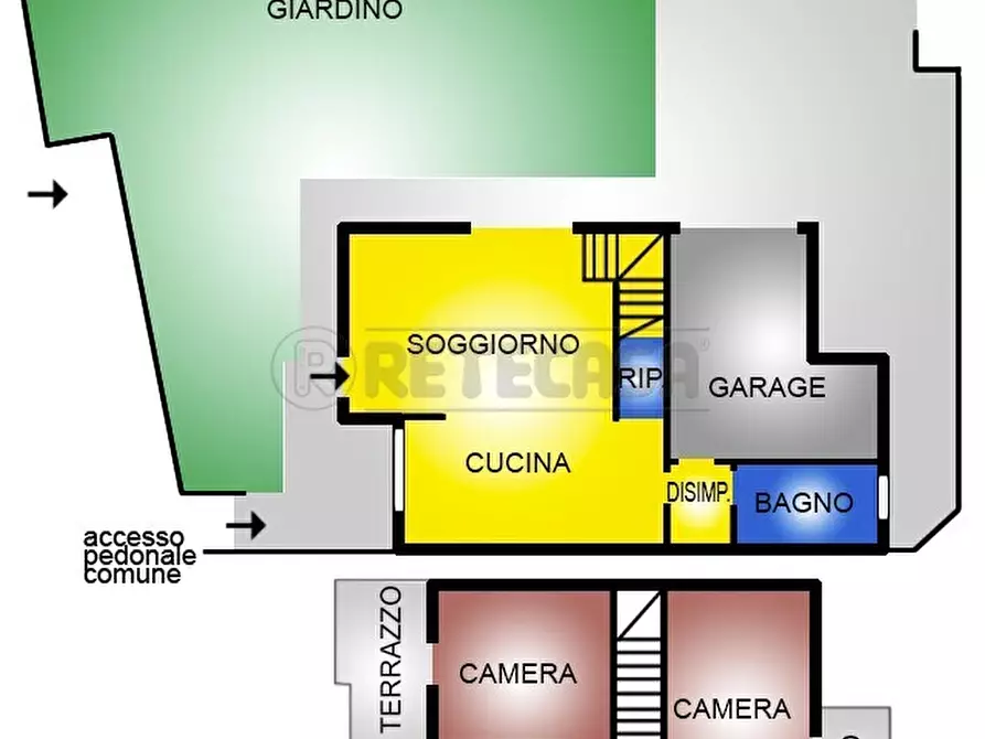 Immagine 8 di Porzione di casa in vendita  in Via Giuseppe Faggin a Vicenza