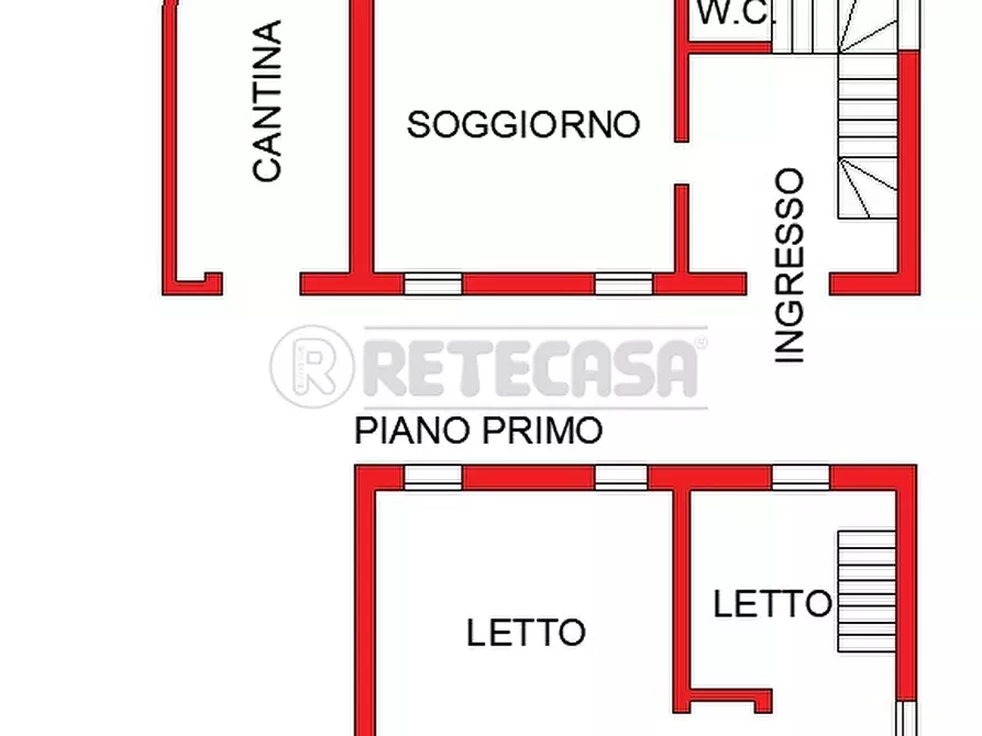 Immagine 16 di Villetta a schiera in vendita  a Bondeno