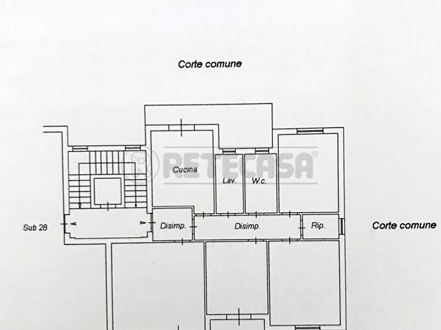 Immagine 5 di Quadrilocale in vendita  in Via Ferdinando I 12 a Caltanissetta