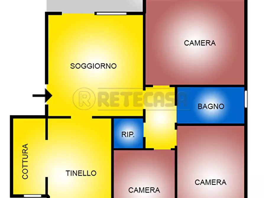 Immagine 1 di Trilocale in vendita  in Via dei Lecci a Viareggio