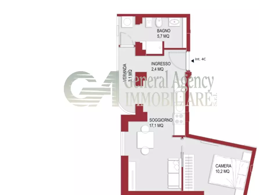 Immagine 1 di Trilocale in vendita  in VIA TEODORO MONTICELLI a Roma