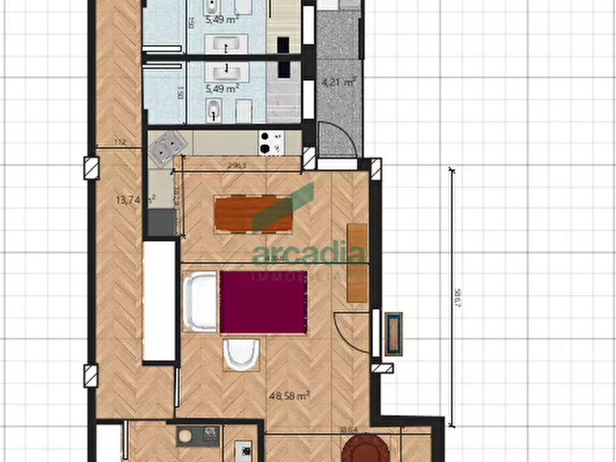 Immagine 32 di Quadrilocale in vendita  in Viale Japigia 42 a Bari