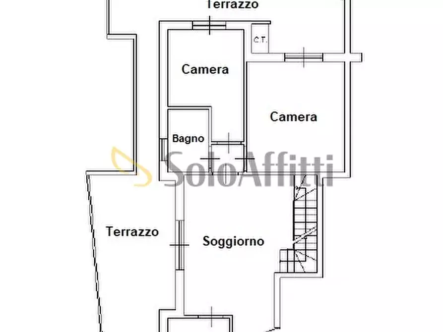 Immagine 34 di Quadrilocale in affitto  in Via Rocce Anzini a Fiumicino