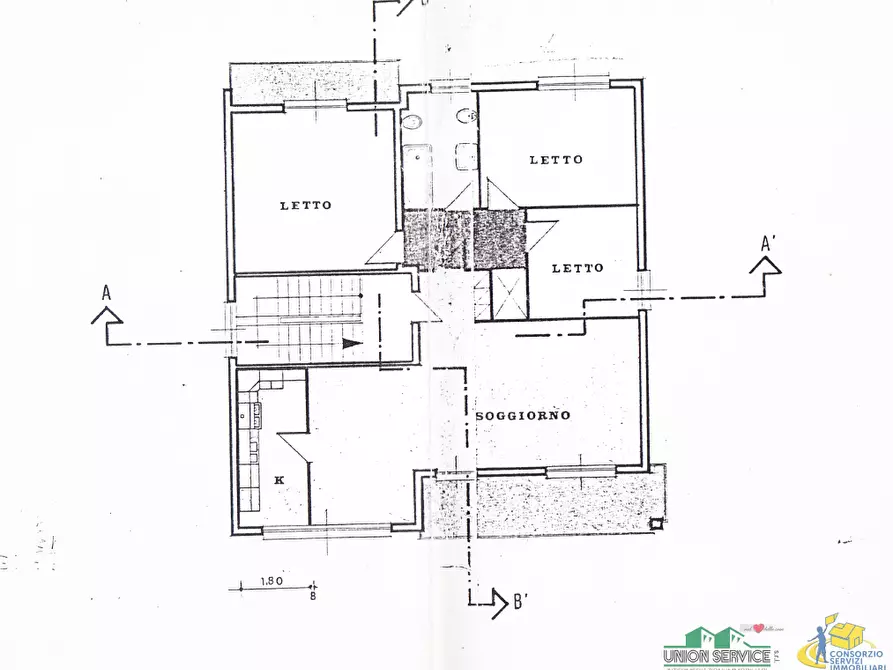 Immagine 14 di Casa bifamiliare in vendita  in Via Emilia Est 129 a Noceto