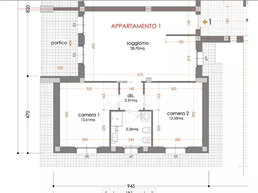 Immagine 7 di Porzione di casa in vendita  a Castelnuovo Magra