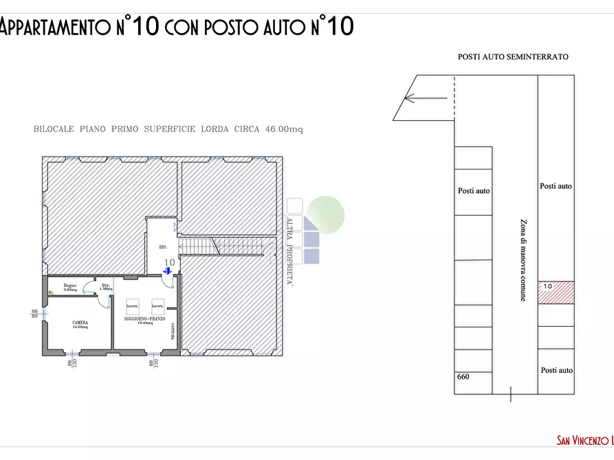 Immagine 5 di Bilocale in vendita  in Via Aurelia Sud 88 a San Vincenzo