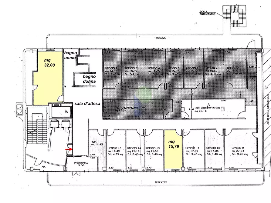 Immagine 13 di Ufficio in affitto  in Via Toscana 6 a Livorno